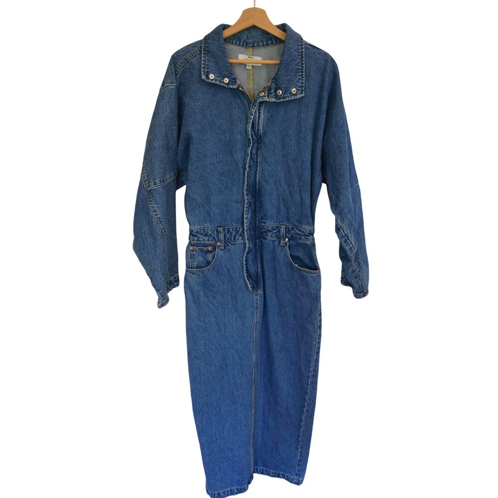 Ronny Kobo Sebastian Denim Dress Size Medium - Picture 4 of 11